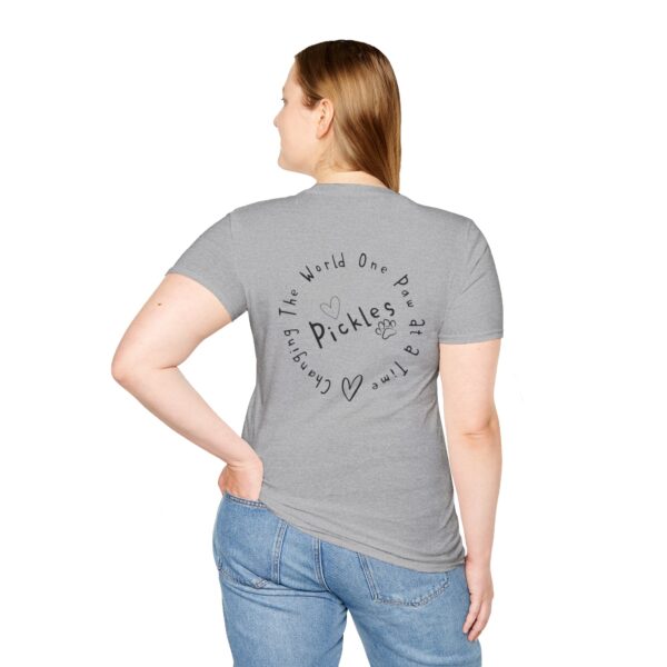 Property of Pickles - Changing the World Unisex T-Shirt for Animal Lovers - Image 27