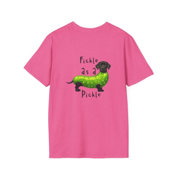Fickle as a Pickle Funny T-Shirt - Image 3