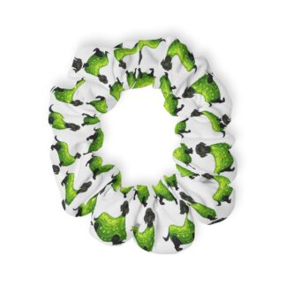 Tickle My Pickle Logo Playful Scrunchie