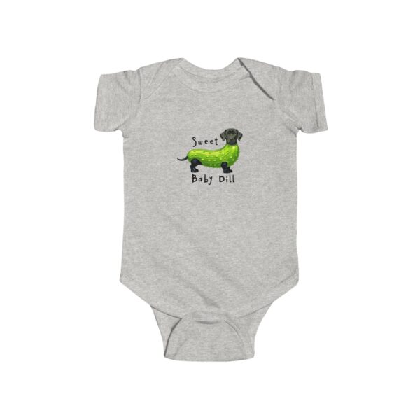 Sweet Baby Dill Infant Bodysuit, Cute Baby Outfit, Newborn Gift, Baby Shower Present, Baby Clothing, Dog Lovers Gift, Funny Baby Bodysuit - Image 7