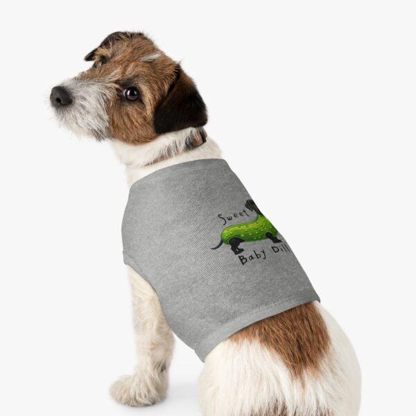 Sweet Baby Dill Pet Tank Top | Cute Dog Wear, Funny Pet Apparel, Summer Pet Fashion, Unique Dog Shirt, Pet Lover Gift - Image 3