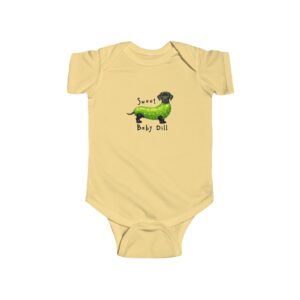 Sweet Baby Dill Infant Bodysuit, Cute Baby Outfit, Newborn Gift, Baby Shower Present, Baby Clothing, Dog Lovers Gift, Funny Baby Bodysuit