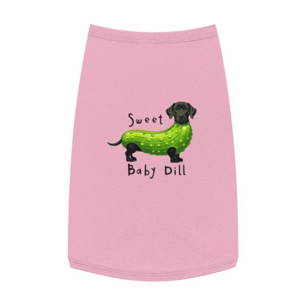 Sweet Baby Dill Pet Tank Top | Cute Dog Wear, Funny Pet Apparel, Summer Pet Fashion, Unique Dog Shirt, Pet Lover Gift - Image 13