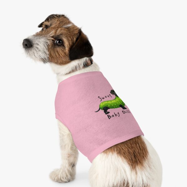 Sweet Baby Dill Pet Tank Top | Cute Dog Wear, Funny Pet Apparel, Summer Pet Fashion, Unique Dog Shirt, Pet Lover Gift - Image 6