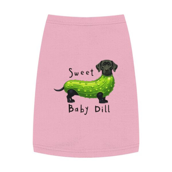 Sweet Baby Dill Pet Tank Top | Cute Dog Wear, Funny Pet Apparel, Summer Pet Fashion, Unique Dog Shirt, Pet Lover Gift - Image 4