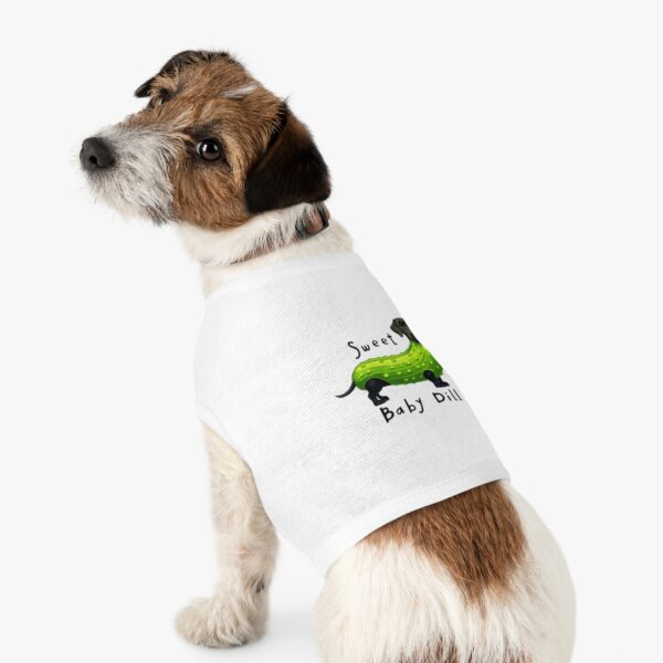 Sweet Baby Dill Pet Tank Top | Cute Dog Wear, Funny Pet Apparel, Summer Pet Fashion, Unique Dog Shirt, Pet Lover Gift - Image 9