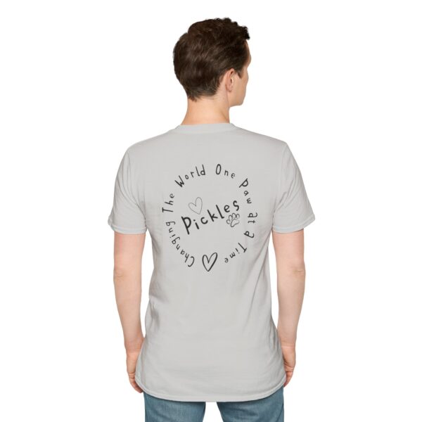 Tickle My Pickle - Changing The World One Paw At A Time Playful Dog-Themed T-Shirt - Image 26