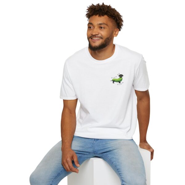 Tickle My Pickle - Changing The World One Paw At A Time Playful Dog-Themed T-Shirt - Image 13