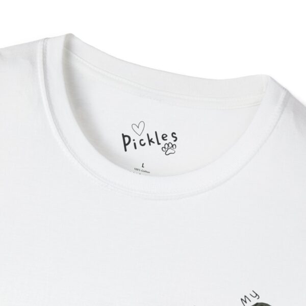Tickle My Pickle - Changing The World One Paw At A Time Playful Dog-Themed T-Shirt - Image 10