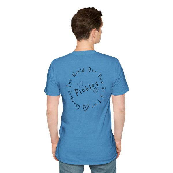 Tickle My Pickle - Changing The World One Paw At A Time Playful Dog-Themed T-Shirt