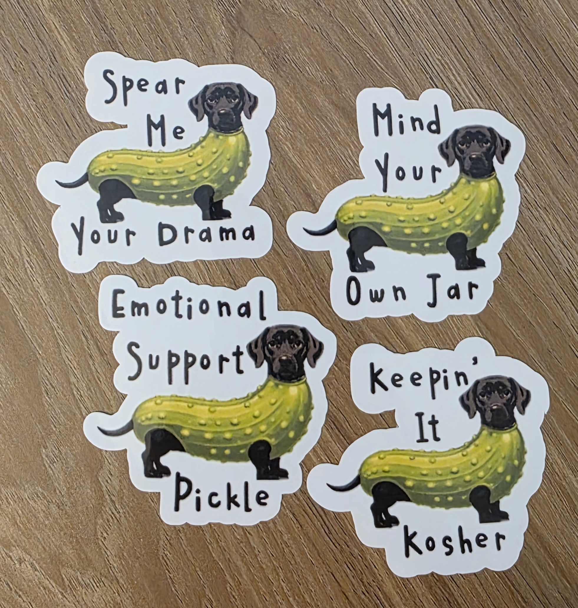 Tickle My Pickle Waterproof Stickers - Set of 14 - Image 3